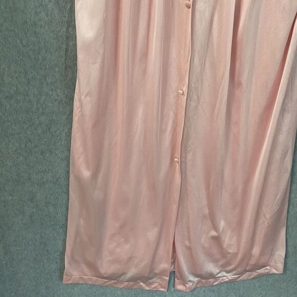 Vanity Fair Light Pink Lace Matching Gown and Robe Women Small Vintage Ladies - Picture 5 of 16